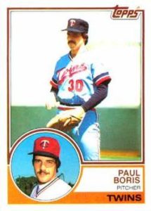 Paul Boris baseball card