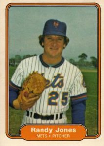 Randy Jones 1982 baseball card