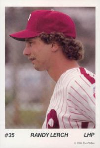 Randy Lerch 1986 baseball card
