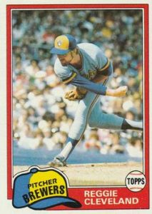 Reggie CLeveland 1981 baseball card