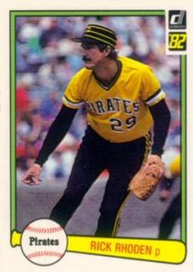 Rick Rhoden 1982 baseball card