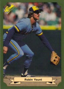 Robin Yount 1987 baseball card