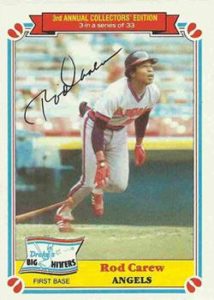 Rod Carew 1983 baseball card