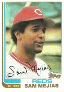 Sam Mejias 1982 baseball card