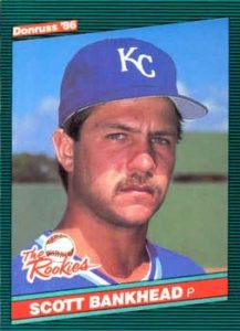 Scott Bankhead 1986 baseball card