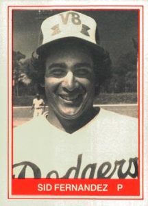 Sid Fernandez 1982 baseball card