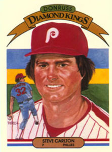 Steve Carlton 1983 baseball card