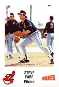 Steve Farr 1984 baseball card