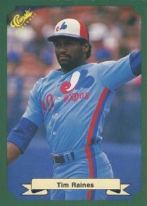 Tim Raines 1987 baseball card