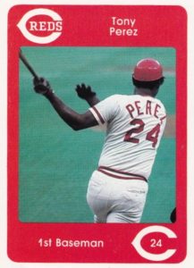 Tony Perez 1984 baseball card