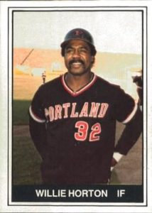 Willie Horton 1981 baseball card