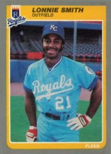 lonnie smith 1985 baseball card