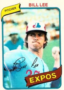 Bill Lee 1980 baseball card