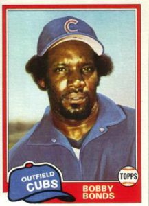Bobby Bonds 1981 baseball card