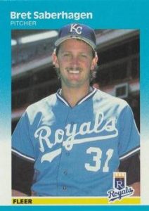 Bret Saberhagen 1987 baseball card