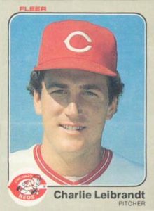Charlie Liebrandt 1983 baseball card