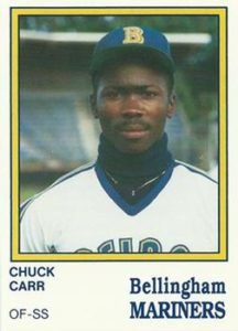 Chuck Carr 1987 baseball card