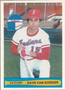 Dave Van Gorder 1982 baseball card