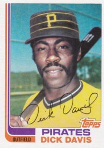 Dick Davis baseball card