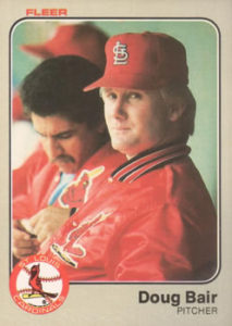 Doug Bair 1983 baseball card