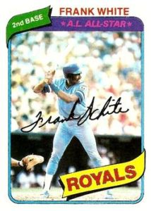 Frank White 1980 baseball card