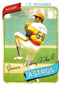 J.R. Richard 1980 baseball card