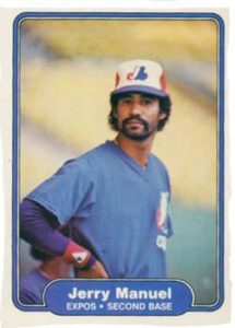 Jerry Manuel 1983 baseball card