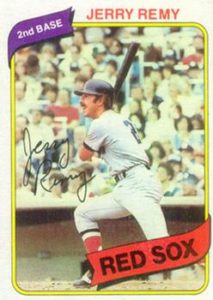 Jerry Remy 1980 baseball card