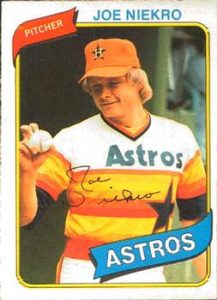 Joe Niekro 1980 Baseball Card