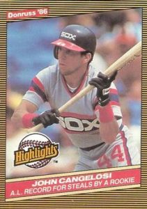 John Calgelosi baseball card 1986