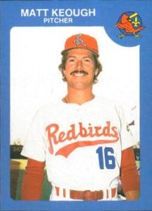 Matt Keough 1985 baseball card