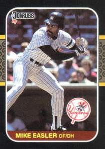 Mike Easler 1987 baseball card