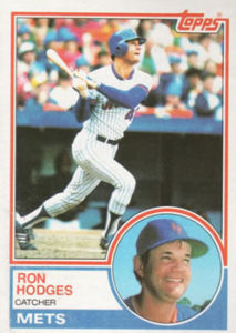 Ron Hodges 1983 baseball card