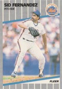 Sid Fernandez 1989 baseball card