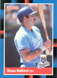 Steve Balboni 1988 baseball card