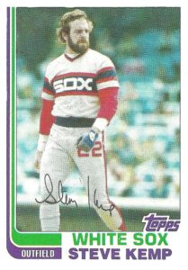 Steve Kemp 1982 baseball card