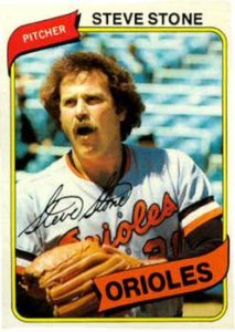 Steve Stone 1980 baseball card