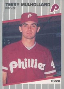 Terry Mulholland 1989 baseball card
