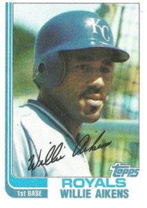 Willie Aikens 1982 Topps Baseball Card