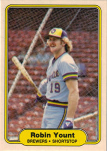 Yount 1982 baseball card