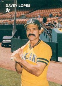 Davey Lopes 1984 baseball card