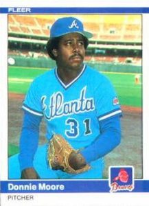 Donnie Moore 1984 Fleer baseball card