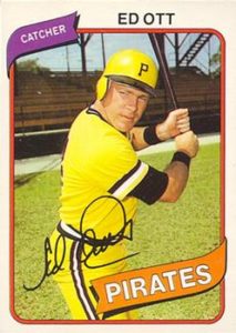 Ed Ott 1980 Baseball card