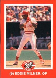 Eddie Milner 1988 baseball card