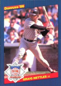 Graig Nettles 1986 baseball card