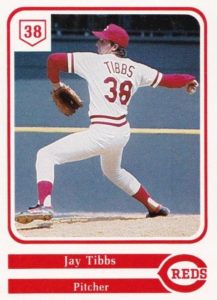 Jay Tibbs 1985 baseball card