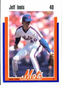 Jeff Innis 1989 baseball card