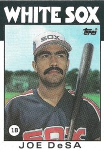 Joe DeSa 1986 Topps Baseball Card