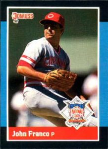 John Franco 1988 baseball card