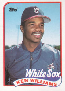 Kenny Williams 1989 baseball card